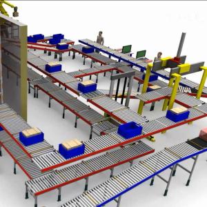 Best Carton Flexible Roller Conveyor Automated Material Handling System wholesale