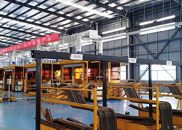 Cheap Customized Color Auto Robot Production Line For Bulldozer Beam And Tipping for sale