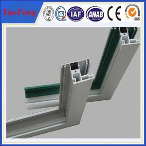 Aluminium windows with mosquito net in china, frame for double glass aluminium windows