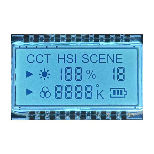 Cheap 3.0 V Positive HTN Transmissive Monochrome Screen Fill Light LCD for sale