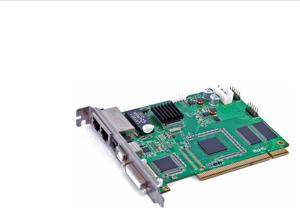 Best LINSN Control LED Screen Sending Card Free DVI With Cable USB Cables CD Software wholesale