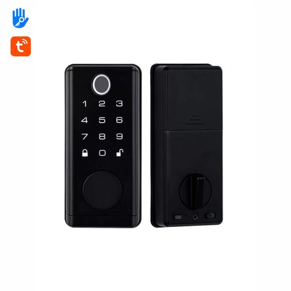 Cheap Europe Style Smart Digital Door Lock Unlock With Fingerprint Card Code Key for sale