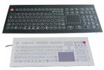 108 Key industrial computer membrane keyboard with touchpad oil proof keyboard