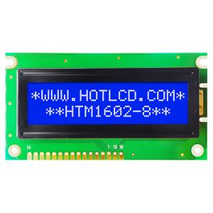 China 2X16 LCM Character LCD Module With Green Backlight HTM1602-8 on sale
