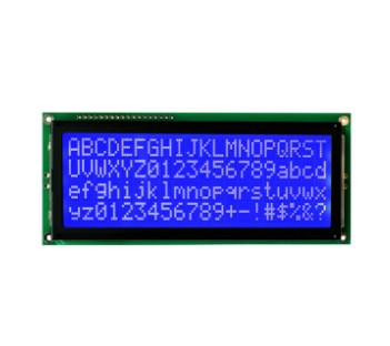 Cheap Character Type LCD Display Module Yellow Green LED Back - Light Available for sale