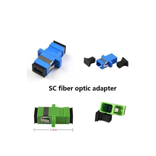 Cheap Single Mode Multimode Fiber Coupler Compact SM Simplex Sc Apc Adapter for sale