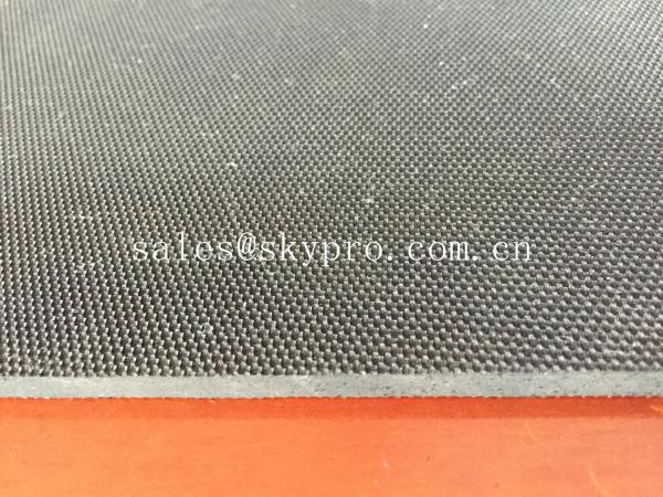 Cheap Rough surface textured rubber flooring sheet roll multi - layer nylon reinforcement for sale
