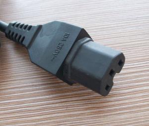 China IEC60320 C15 power cord connector on sale