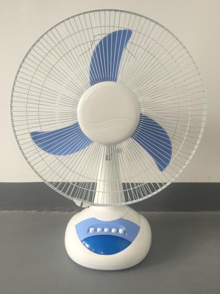 Cheap 90 Degree Oscillation AC Table Fan , Custom Color Table Fan For Home for sale