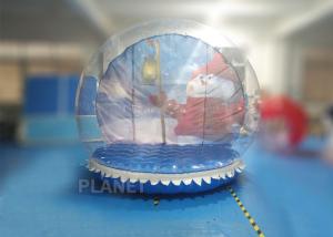 Outside Clear PVC 3m 4m 5m Inflatable Snow Globe With 3 Years Warranty
