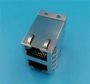 2X1 1000BASE RJ45 Modular Jacks Connector Rj45 Modular Plug Middle Size