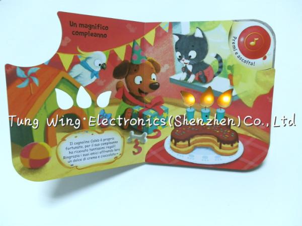 Cheap Twinkling Lights Flashing Button Sound Book Module Flashing Book Module for sale