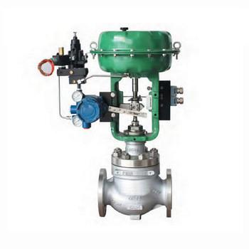 Cheap DN20 Diaphragm Actuated Control Valve 1.6Mpa Pneumatic 3 Way Flange Valve with Positioner for sale