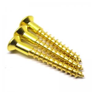 Best Drywall Brass Self Tapping Screws 125mm Length Stainless Steel Machine Screws wholesale