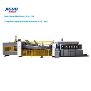 China Fully Automatic Corrugated Box Printing Folding Gluer Die Cutting Stripping Machine on sale
