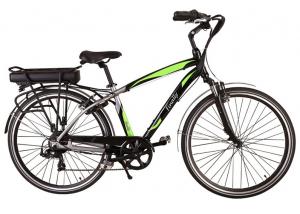 Best V Brake Long Distance Electric Bicycle , Electric Battery Powered Bike wholesale
