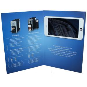 China Free sample limited Video in Folder Factory Supply Custom 10 inch Touch Screen  wifi Video Brochure With Your APP on sale