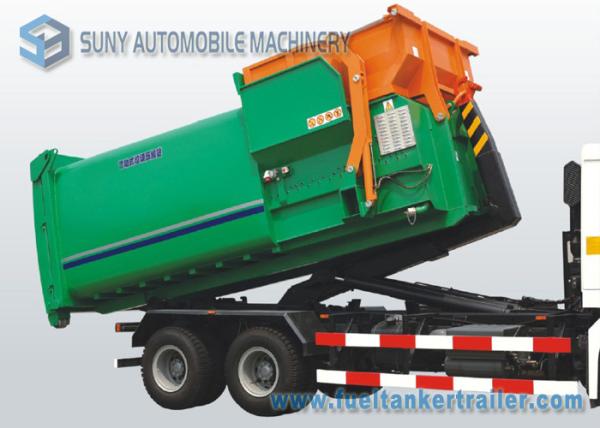 Cheap 10m3 Mobile Refuse Compactor Station With PLC Control System for sale