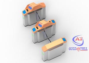 Best LED Display Flap Barrier Gate 1 In 1 Out Two Way Automatic Access Control Gates System wholesale
