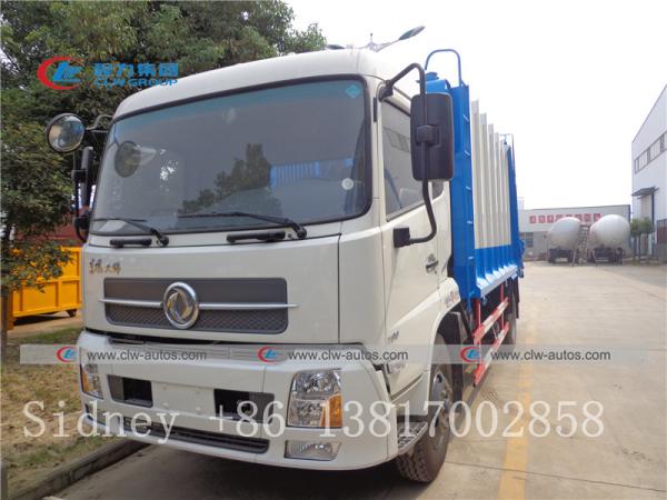 Cheap Dongfeng Tianjin 4X2 12cbm 14cbm Compression Garbage Truck for sale