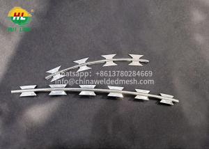 Ribbon Style 450mm Coil Diameter Straight Line Concertina Razor Wire For Protection