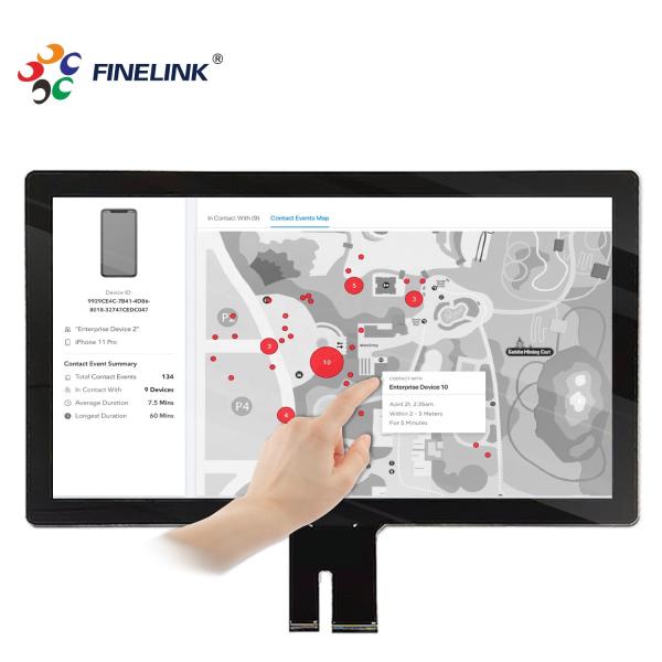 Cheap 27 Inch Customization Projected Capacitive Touch Screen Panel For Industrial for sale