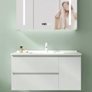 Best Wall Mounted Solid Wood Bathroom Vanity Countertop With Sink wholesale