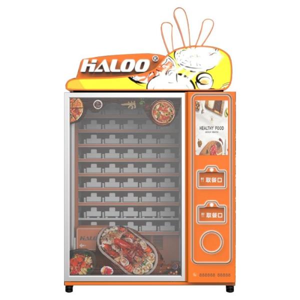 Cheap Ready To Eat Fresh Food Vending Machine With Automatic Heating for sale