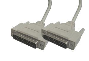 China DB15 DB25 DB37 DB44 RS232 Extension Serial Cable Male To Female on sale