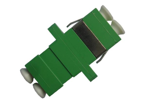 Cheap Interface LC APC Duplex Fiber Optic Adapter Single Mode With Flange for sale