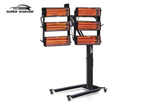 China 5-30A Mobile Car Infrared Lamp , 6000W Digital Infrared Curing Lamp With Dryer on sale