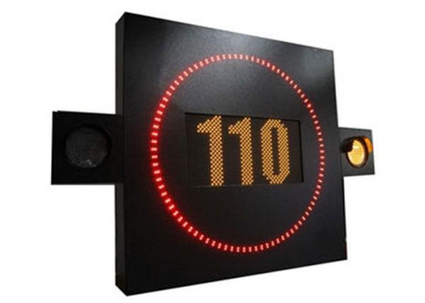 Cheap Waterproof Flexible LED Speed Signs For Two Digits And Three Digits Speed Control for sale