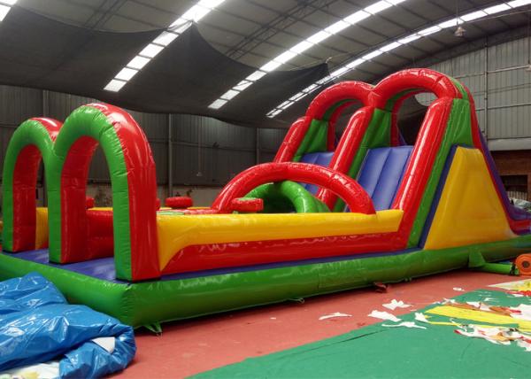 Cheap Multi - Function Classical Obstacle Course Jump House Four  Suture Technology for sale