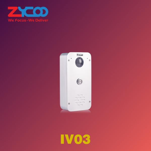 Cheap Push Button IP Video Intercom With Built In HD Camera Support PoE+ for sale