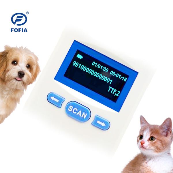 Cheap 1000 Records Pet Chip Reader With ROHS Data Storage Dog Microchip Reader for sale