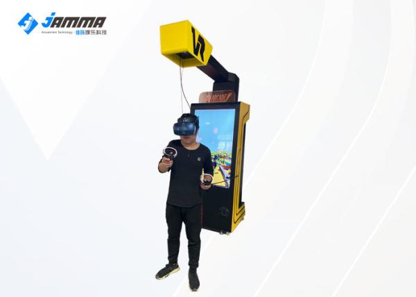 Cheap One Player Automatic Arcade 9D Virtual Reality Simulator With HTC Cosmos Glasses for sale