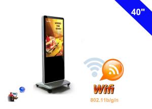 China Dual Core Android WiFi Digital Signage Totem Free Standing 40 Inch LCD Display on sale