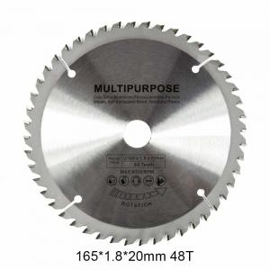 Best Multipurpose TCT Woodworking Circular Saw Blade 165mm 48 Teeth For Cutting Metal wholesale