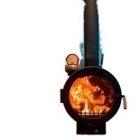 Cheap 90cm 100cm Ceiling Suspended Fireplace Log Burners Rust Resistance for sale