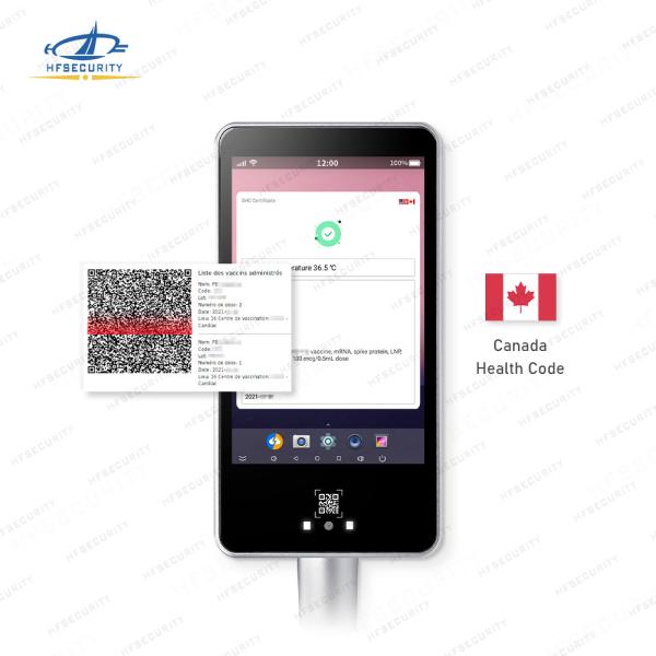 Cheap HF80C Canada Verificy C19 Health Code Scan Device Face Recognition  Health Code Scan Device for sale