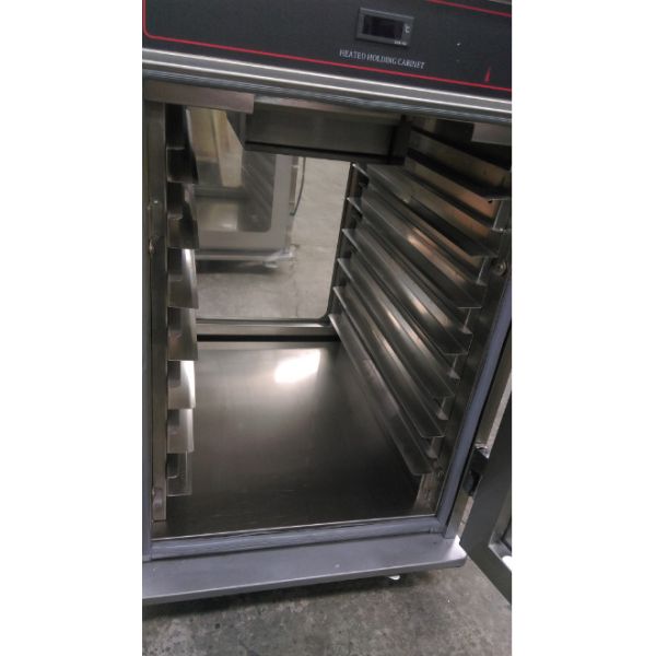 7 Trays Electric Glass Door Two Side Open Commercial Food Warmer Holding Cabinet