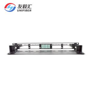 China Ultra high Density MPO MTP Patch Panel 1U 120F 5x24F separate Cassette Module with OM3 Quad LC on sale