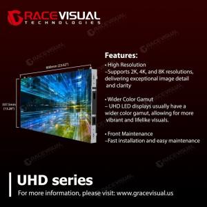 UHD Series LED Display – 7680Hz Refresh Rate, Fine Pixel Pitch, Supports 2K/4K/8K Resolutions for High-End Applications