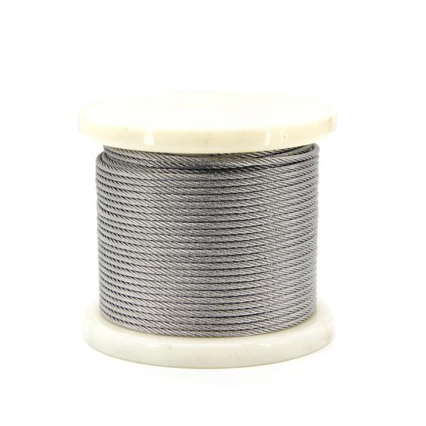 Cheap Custom Length 7x19 Stainless Steel Wire Rope With Swage Sleeves And Ferrules for sale