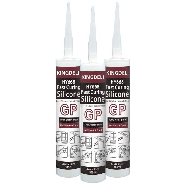Cheap Universal Fast Cure Acetic Silicone Sealant For Door Glaziery Multipurpose for sale
