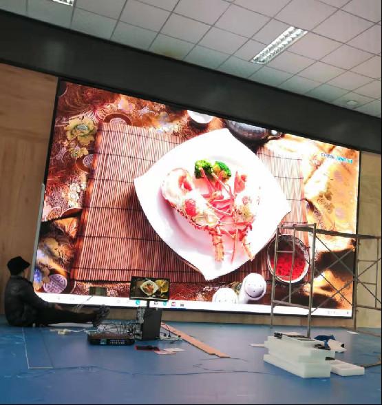 Cheap School Stage P2.0mm SMD GOB Mini LED Display With Alum Cabinet for sale