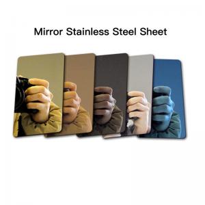 Best 3.0mm Mirror Finish Stainless Steel Sheet Mirror Polished SS Plate Cut To Size wholesale