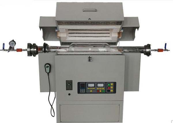 Cheap Electric Quartz 1200c Vacuum Tube Furnace For Lab Heating Using for sale