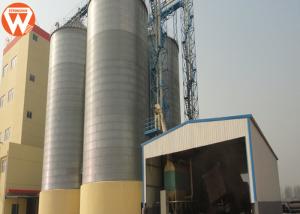 China Animal Feed Auxiliary Equipment Wheat / Maize / Grain Silo 500-2500 Ton Capacity on sale