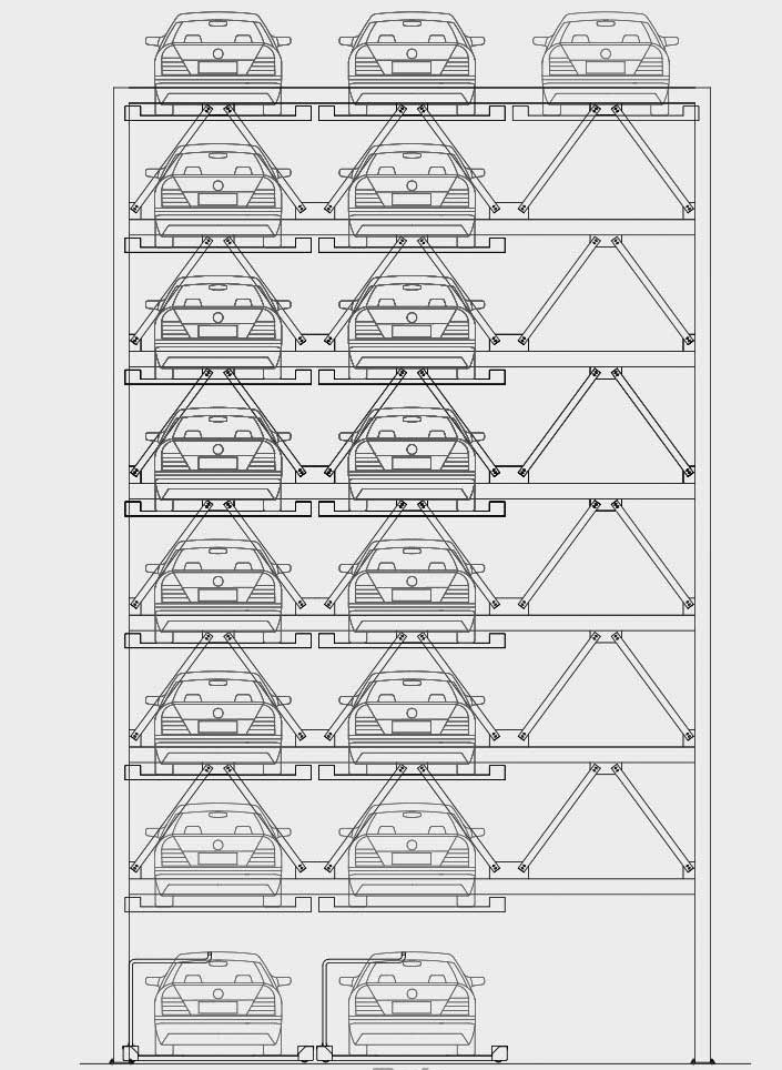 PSH Stackable Car Parking System